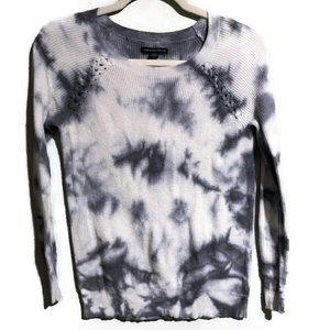 American Eagle Ribbed Tie Dye Henley S